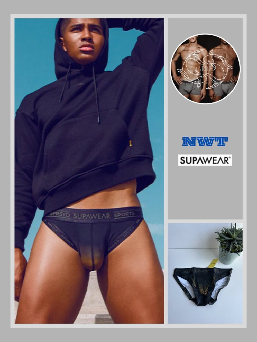 Supawear - SPR Training Brief - Green (M)